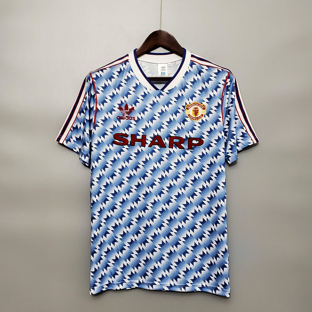 Camiseta retro de visitante del Manchester United 1990/92