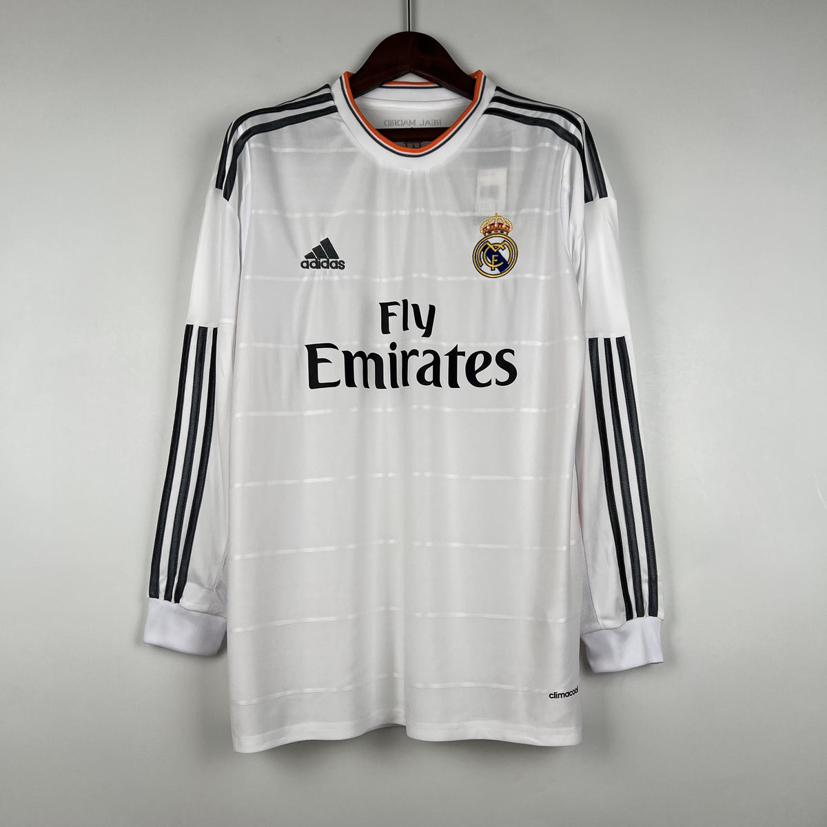 Camiseta retro local del Real Madrid 2013/2014 - Manga larga