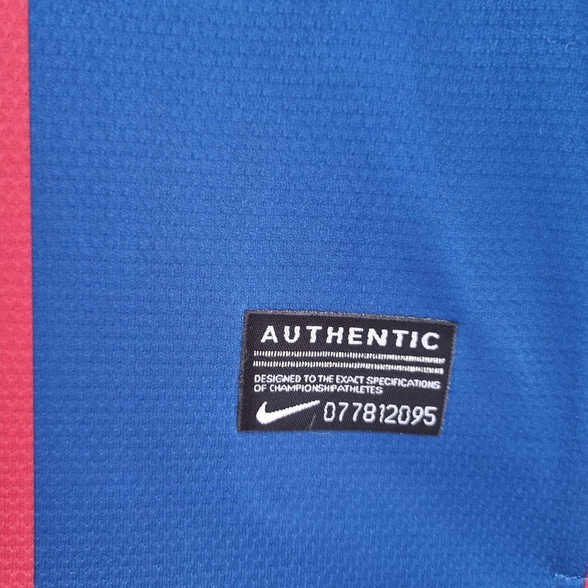 Camiseta retro local del Barcelona de la UEFA Champions League 2010/2012 (manga larga)
