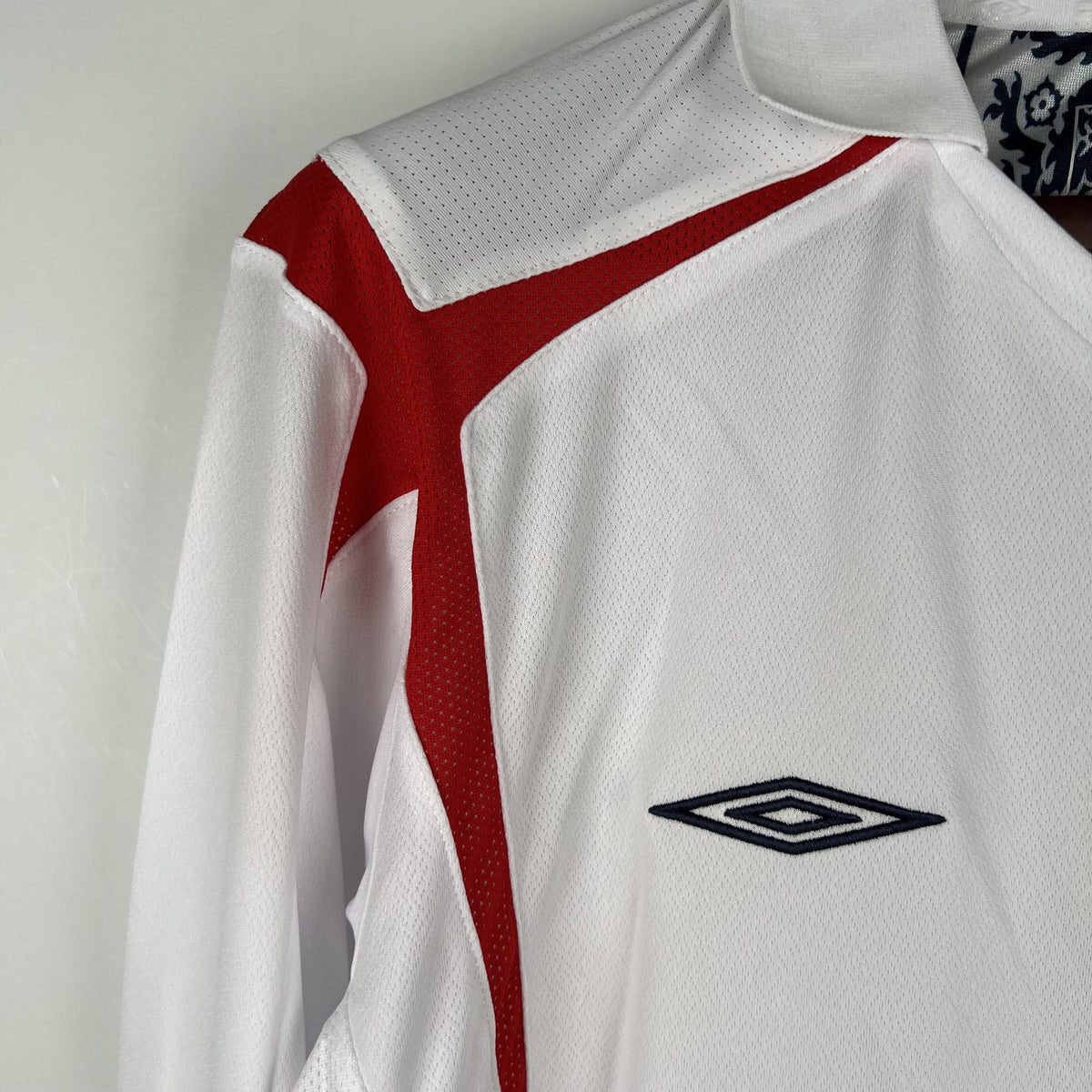 Camiseta retro de local de Inglaterra 2006 - Manga larga