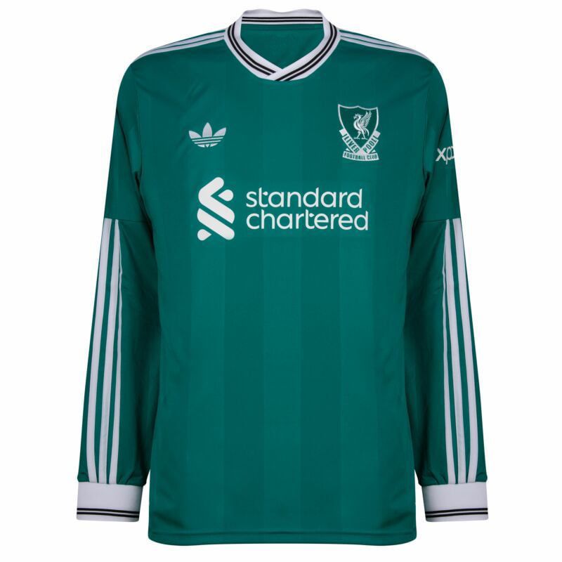 Liverpool 25/26 III Camiseta de local - Versión aficionado - Manga larga