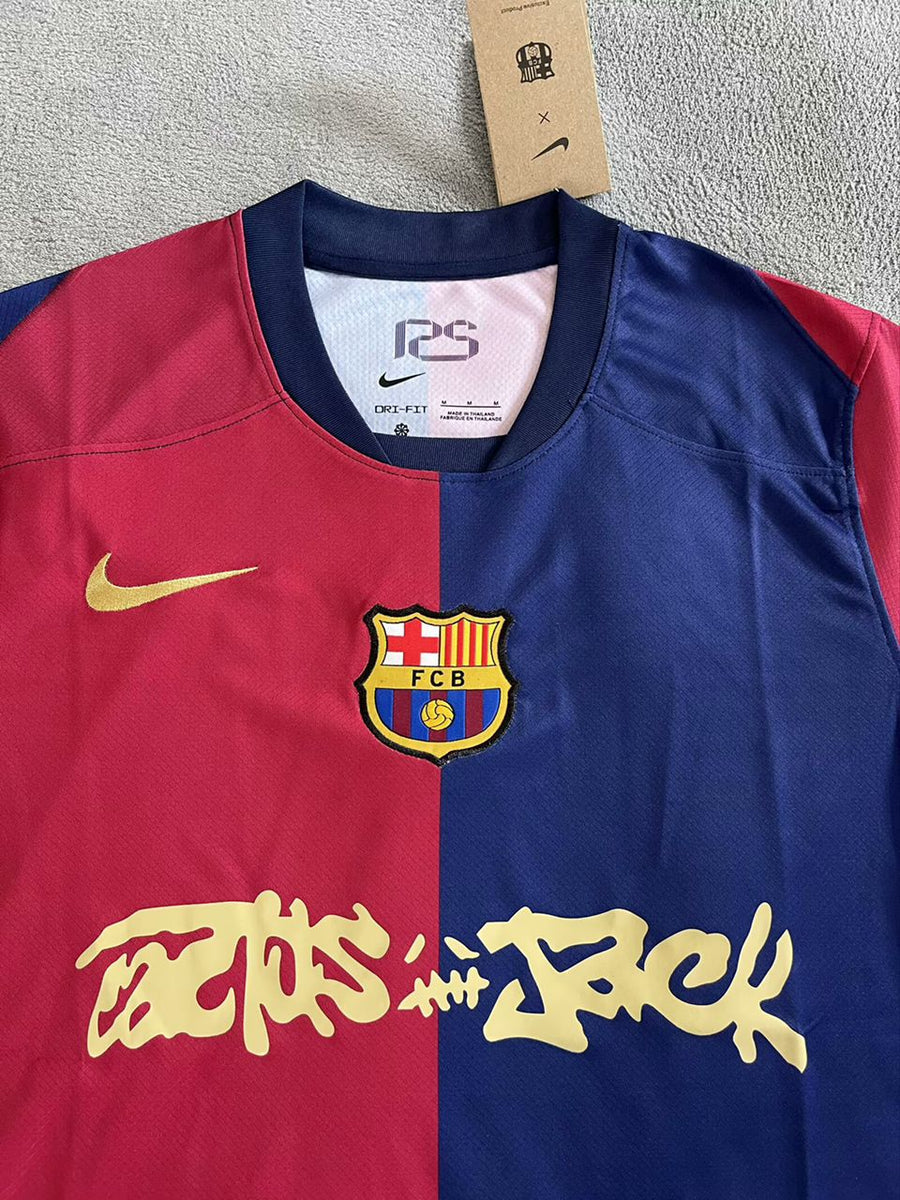Barcelona X Travis Scott 24/25 I Camiseta de local - Versión para aficionados