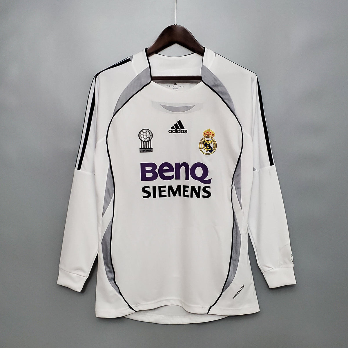 Camiseta retro local del Real Madrid 2006/2007 - Manga larga