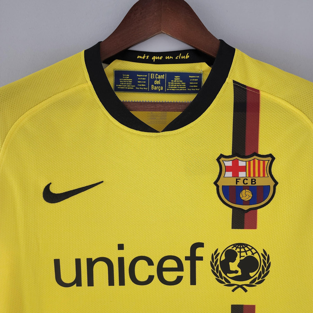 Camiseta retro de visitante del Barcelona 2008/2009 - Manga larga