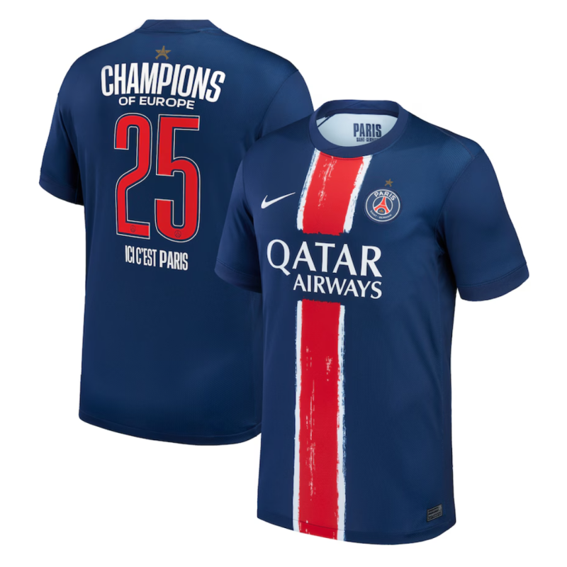 Paris Saint-Germain (PSG) Campeón de la Champions 24/25 - Versión Aficionado