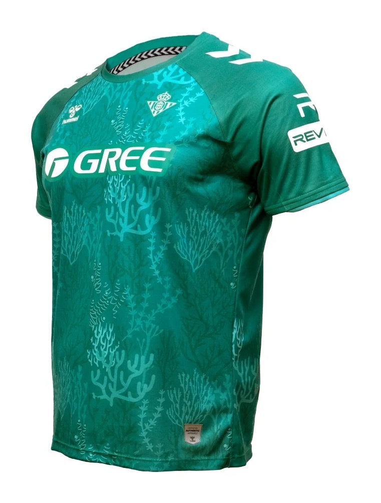 Sostenibilidad de la camiseta local del Real Betis 2024/2025