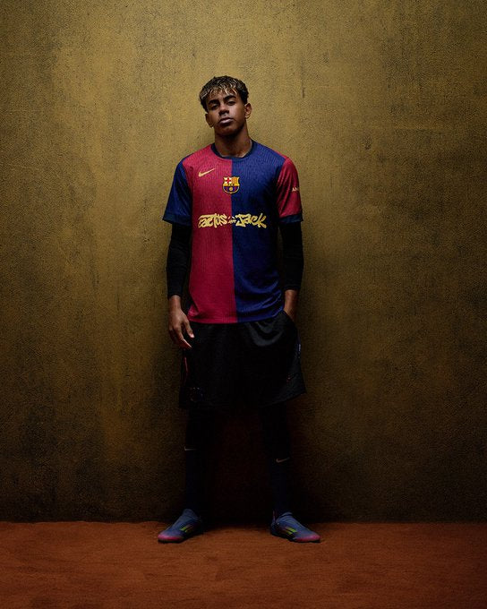 Barcelona X Travis Scott 24/25 I Camiseta Local - Versión Jugador