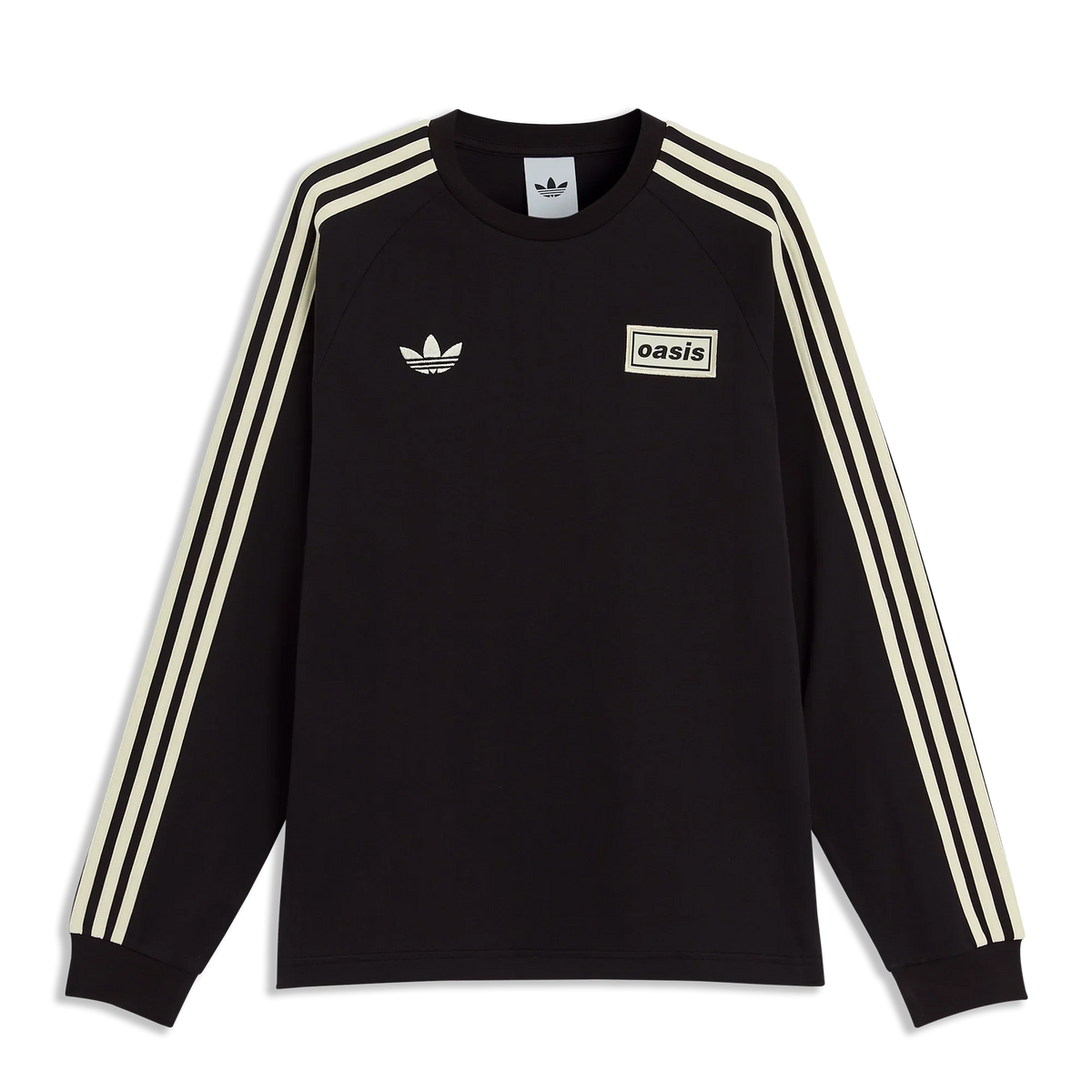 Oasis - En vivo '25 - Camiseta Manga Larga 3 Rayas Negra