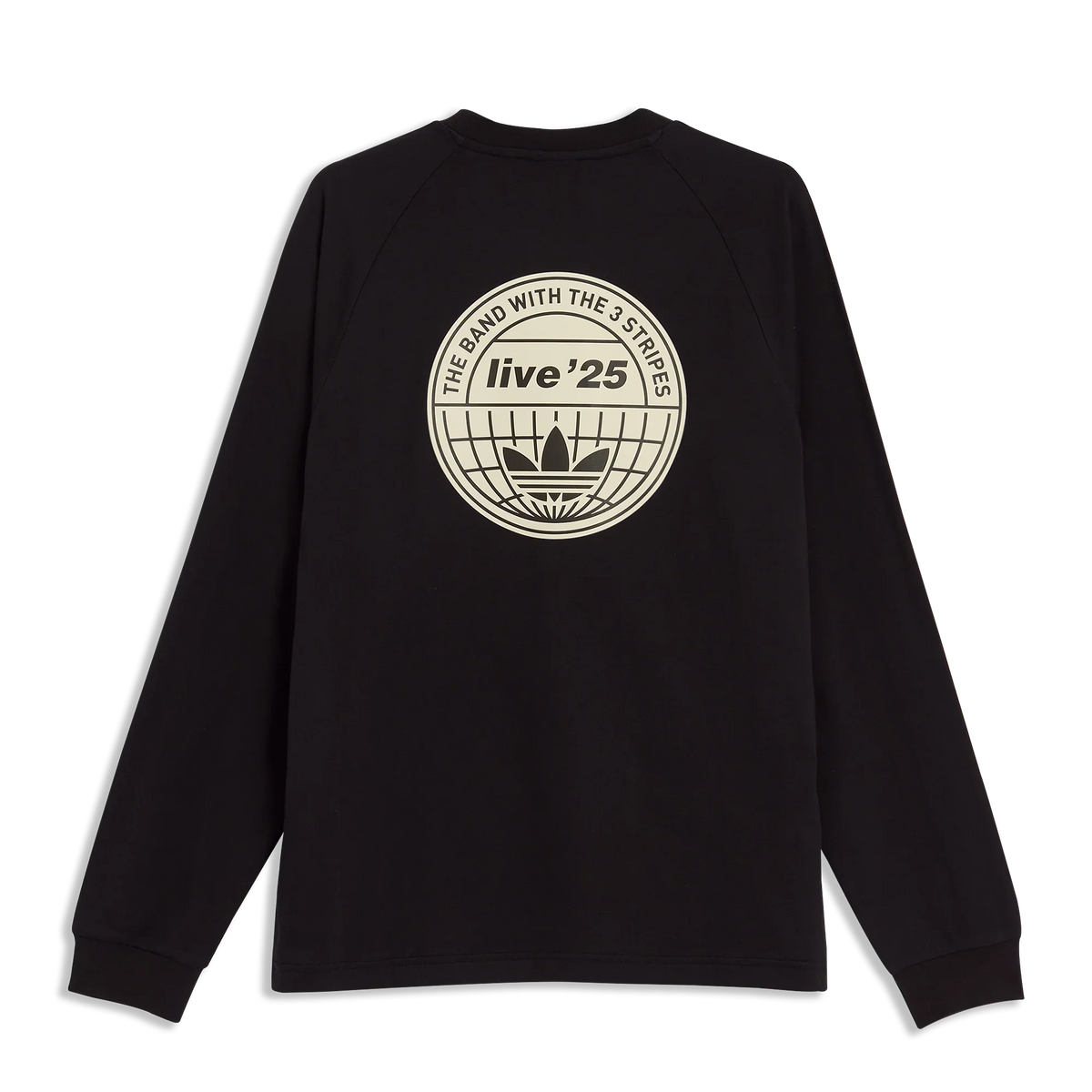 Oasis - En vivo '25 - Camiseta Manga Larga 3 Rayas Negra