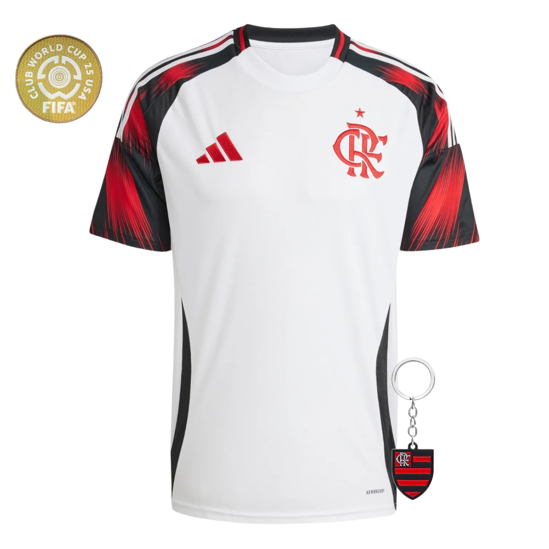 Camiseta Flamengo Visitante 25/26 Mundial - Versión Fan