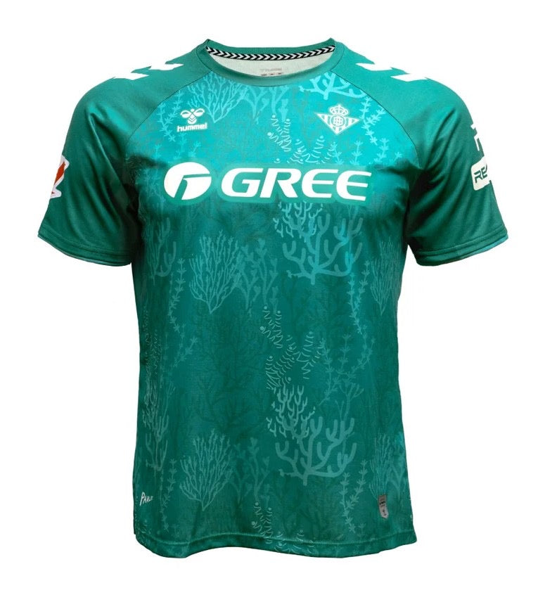 Sostenibilidad de la camiseta local del Real Betis 2024/2025