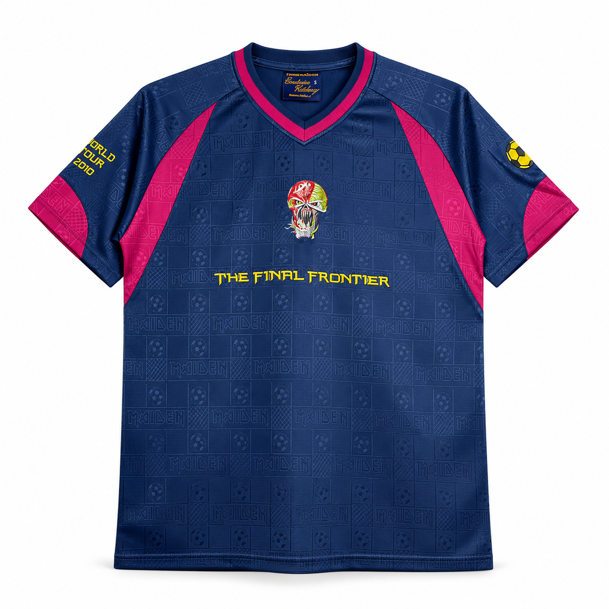 Camiseta retro Iron Maiden negra