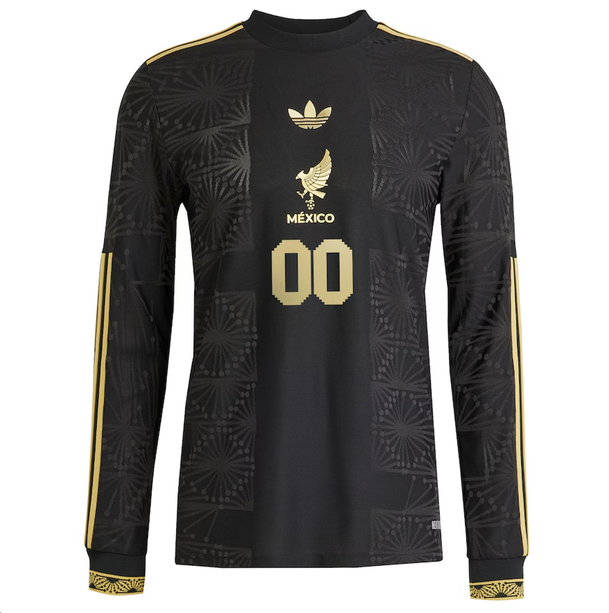 Camiseta de jugador de México de Oro 2025 - Manga larga