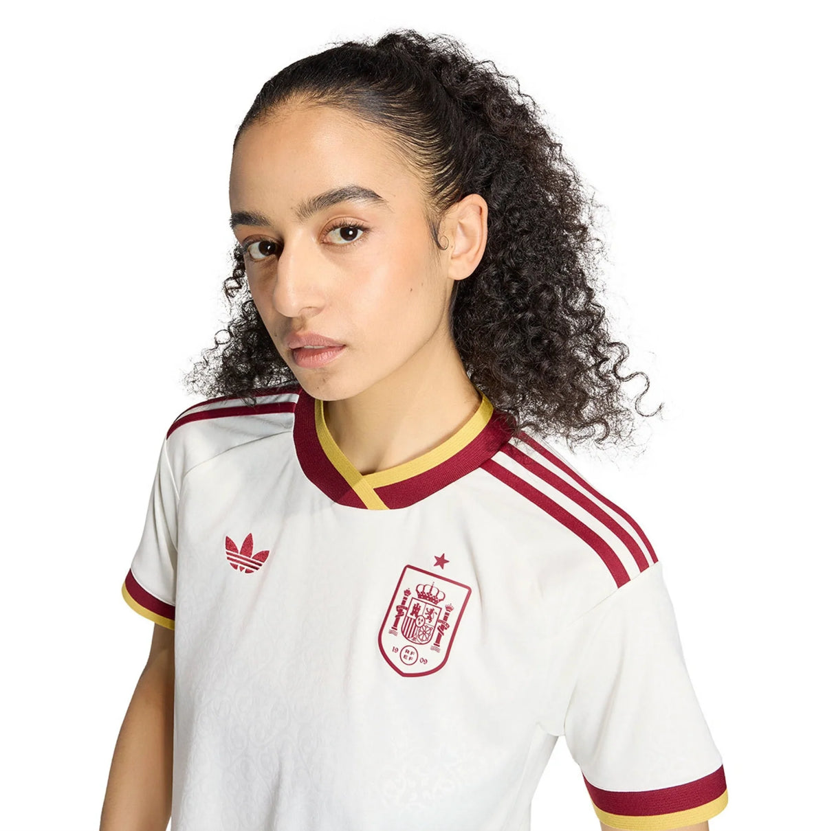 2026 Spain Women's Stadium Cropped Soccer Jersey - World Cup 2026
