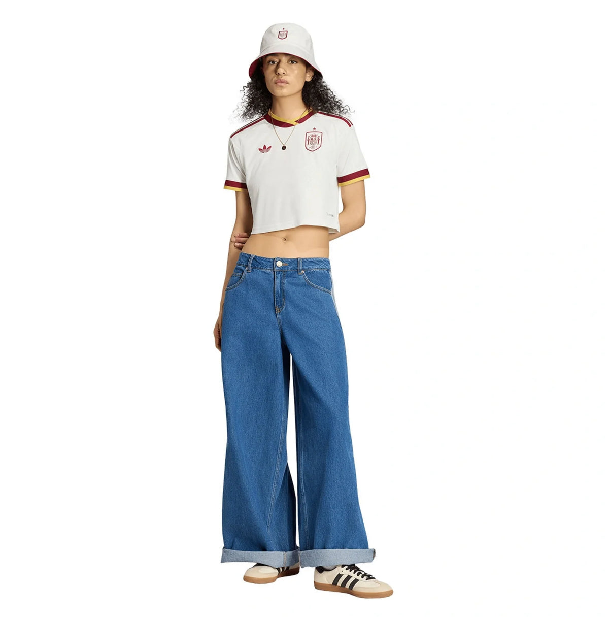 Camiseta corta de fútbol para mujer España 2026 - Copa Mundial 2026