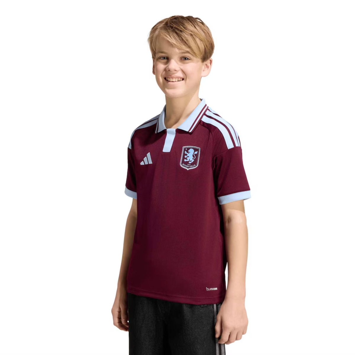Kit local del Aston Villa para niños 2024/2025