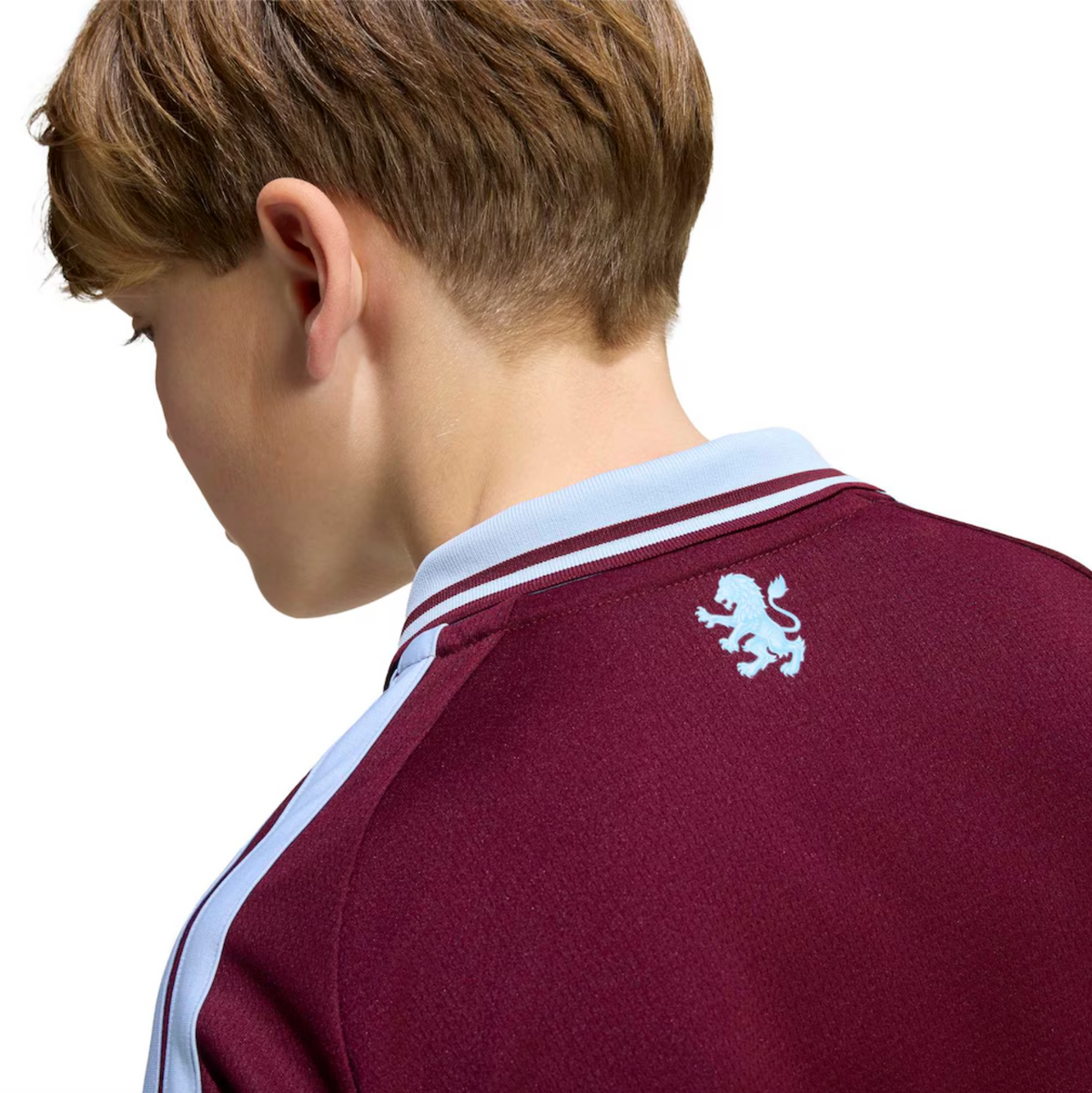 Kit local del Aston Villa para niños 2024/2025