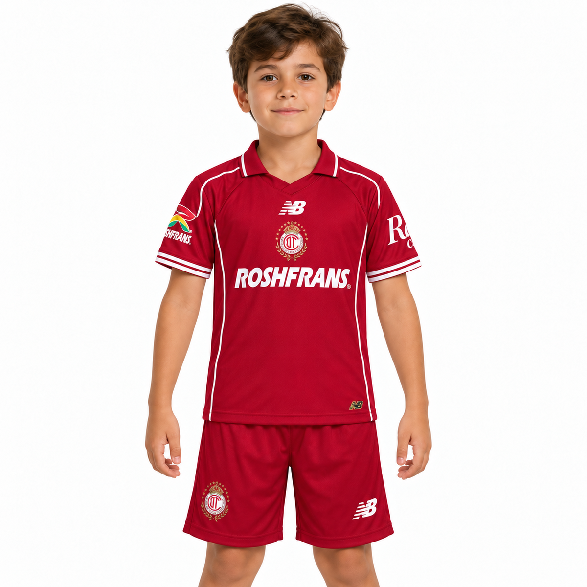 Kids KIT Deportivo Toluca Home Jersey 2026/27