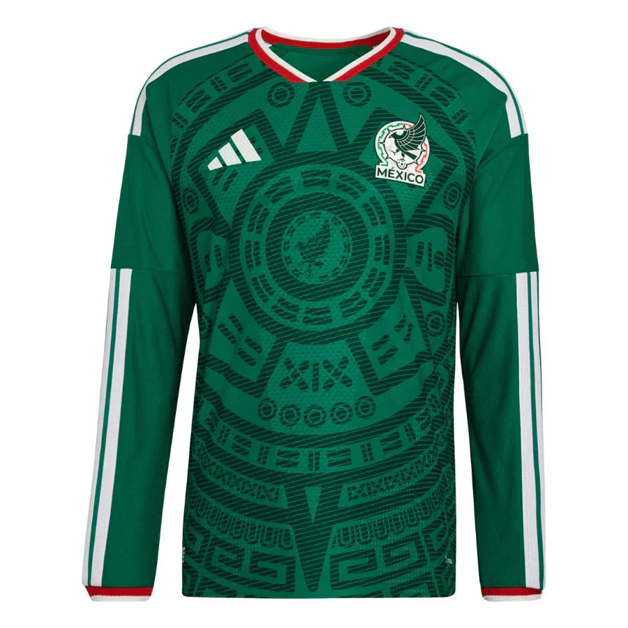 Mexico Home - Long Sleeve Shirt 2026 World Cup - Fan Version