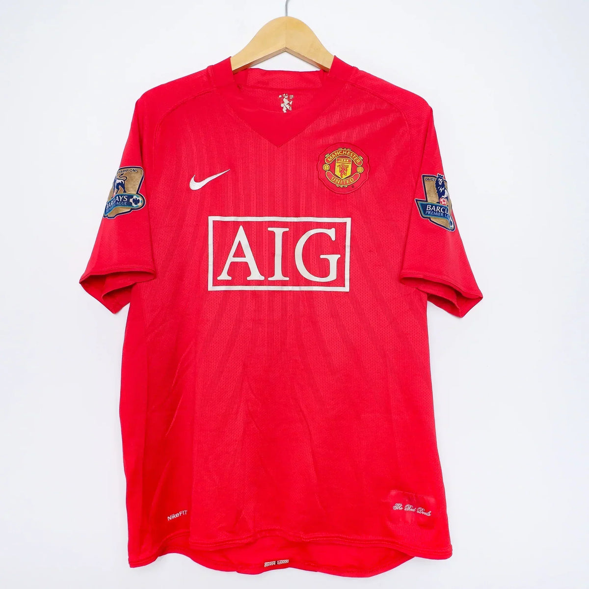 Camiseta retro local del Manchester United RONALDO #7 2007/08