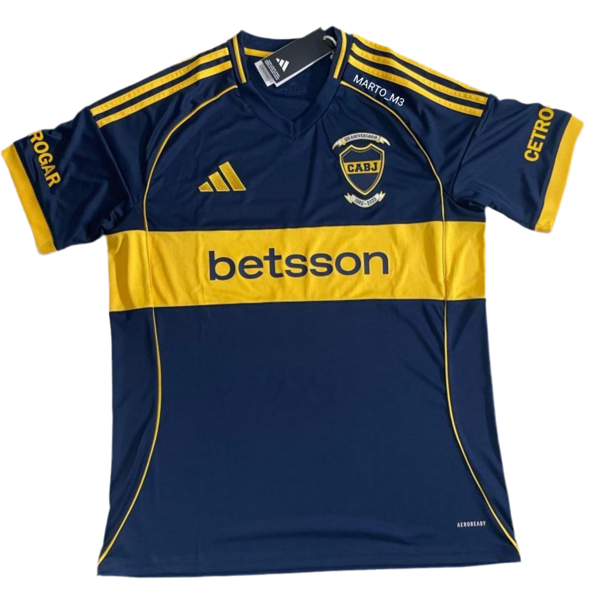 Camiseta de local Boca Juniors 25/26 120 Años - Versión aficionado