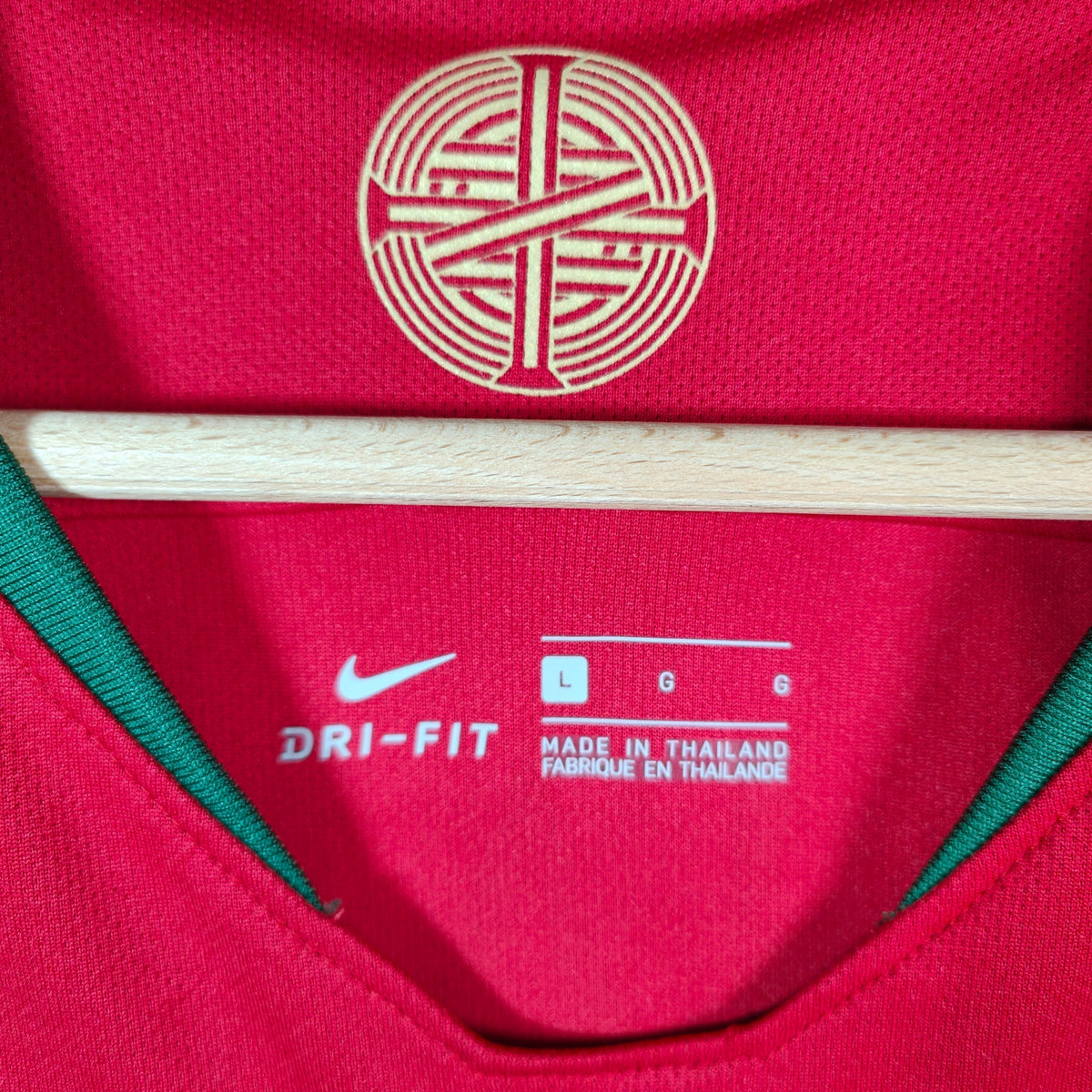 2018-19 Portugal Home Shirt Ronaldo #7 - 9.5/10 - (L)