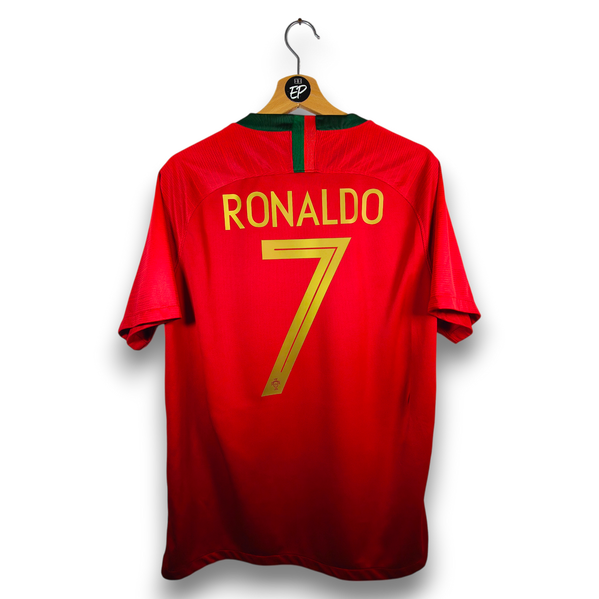 2018-19 Portugal Home Shirt Ronaldo #7 - 9.5/10 - (L)