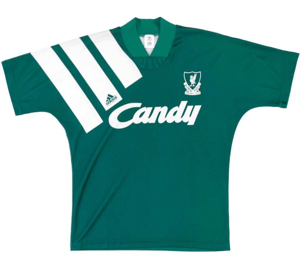 Camiseta retro de visitante del Liverpool 1992/94