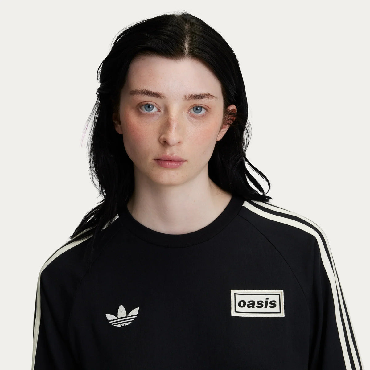 Oasis - Live '25 -  3 Stripes Long Sleeve T-Shirt Black