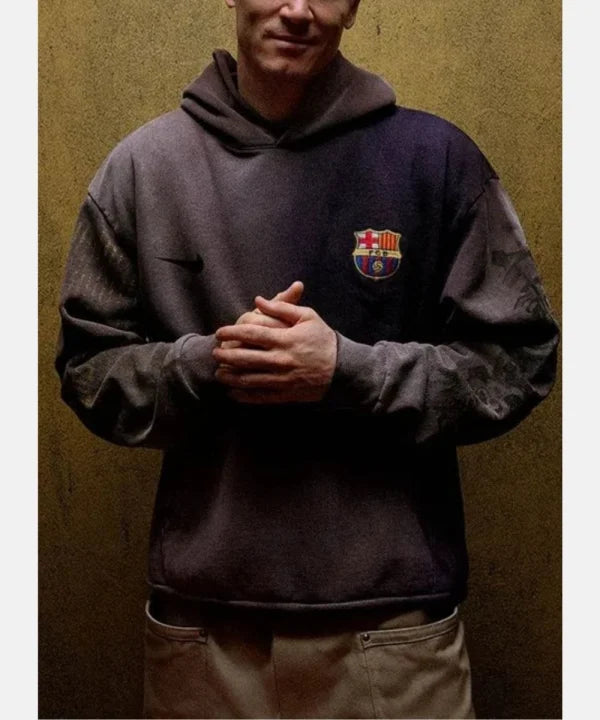 Travis Scott x Nike x FC Barcelona Split-Dye Crest Hoodie