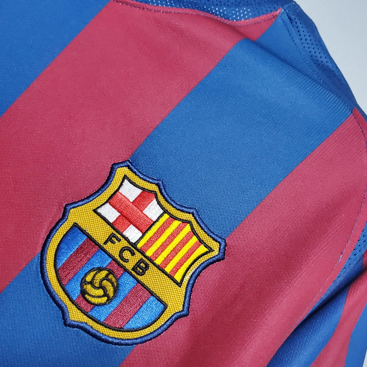 Camiseta retro de local del FC Barcelona de la UEFA Champions League 2006
