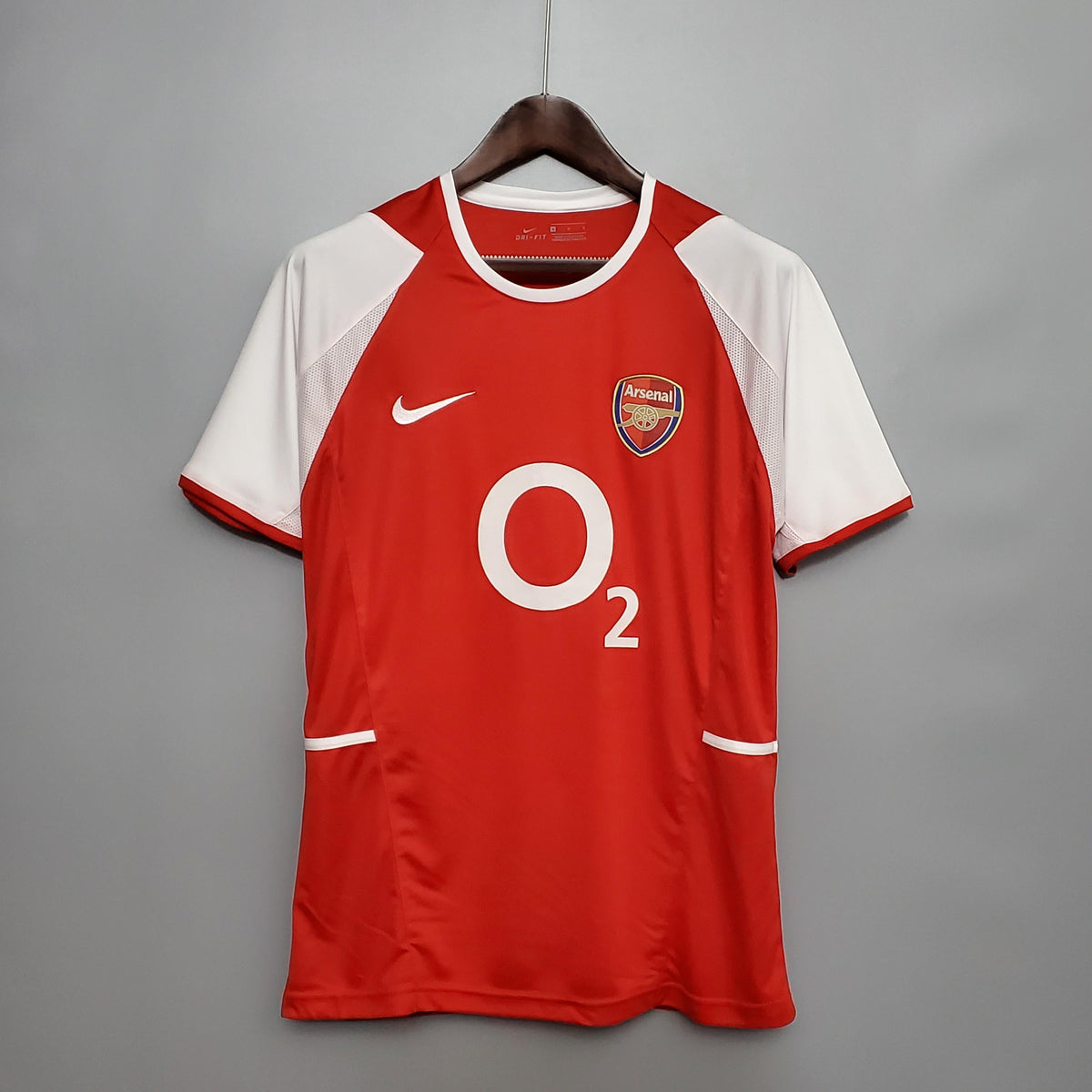 Camiseta retro local del Arsenal 2002/04