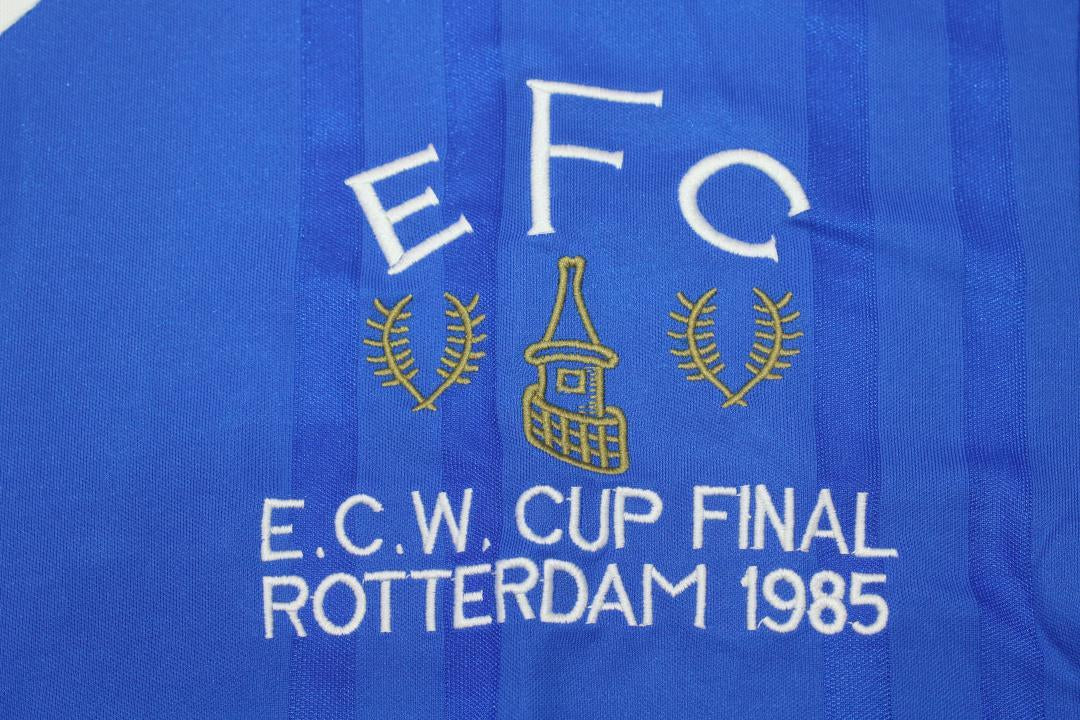 Camiseta retro local de la Copa del Everton 1985