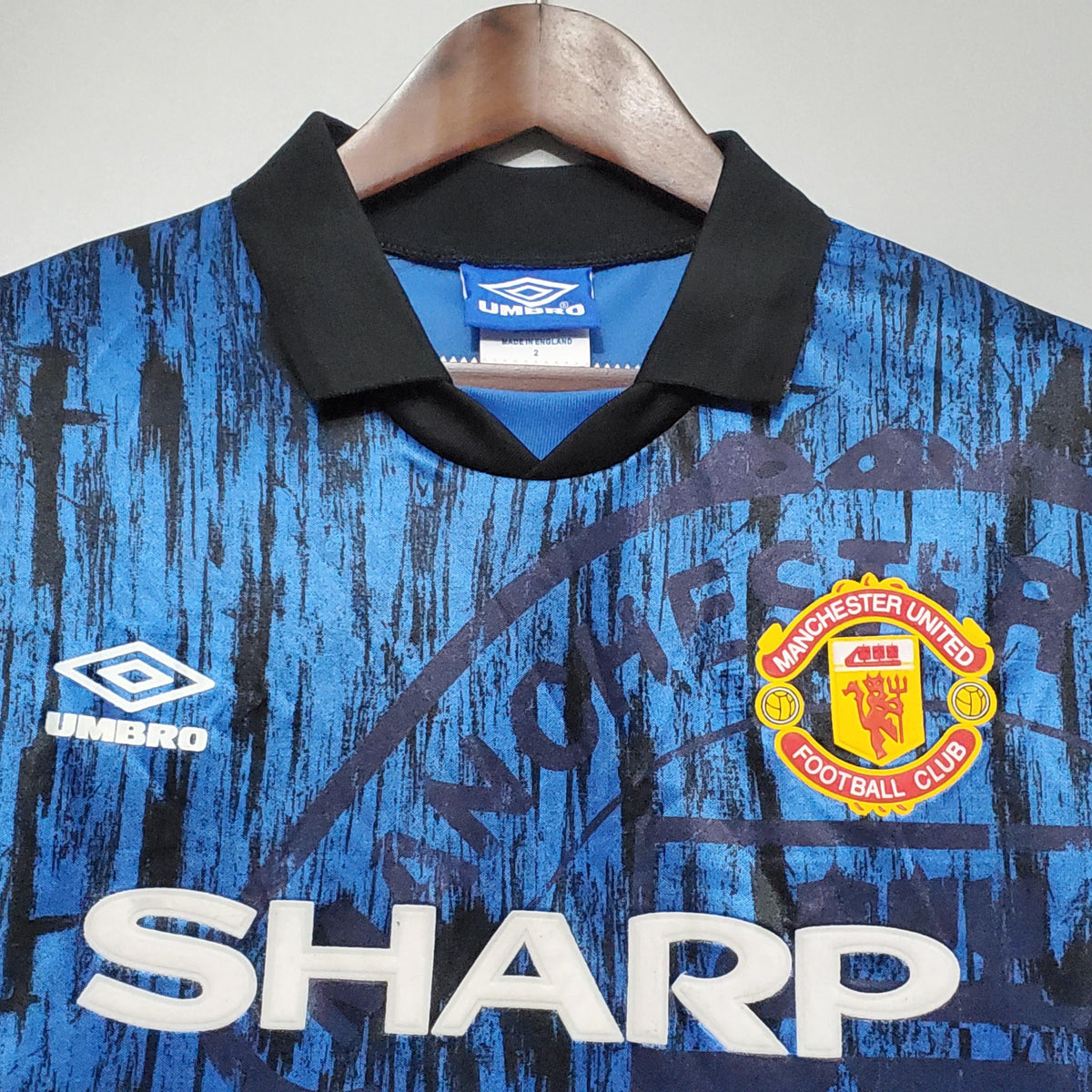 Camiseta retro de visitante del Manchester United 1992/93