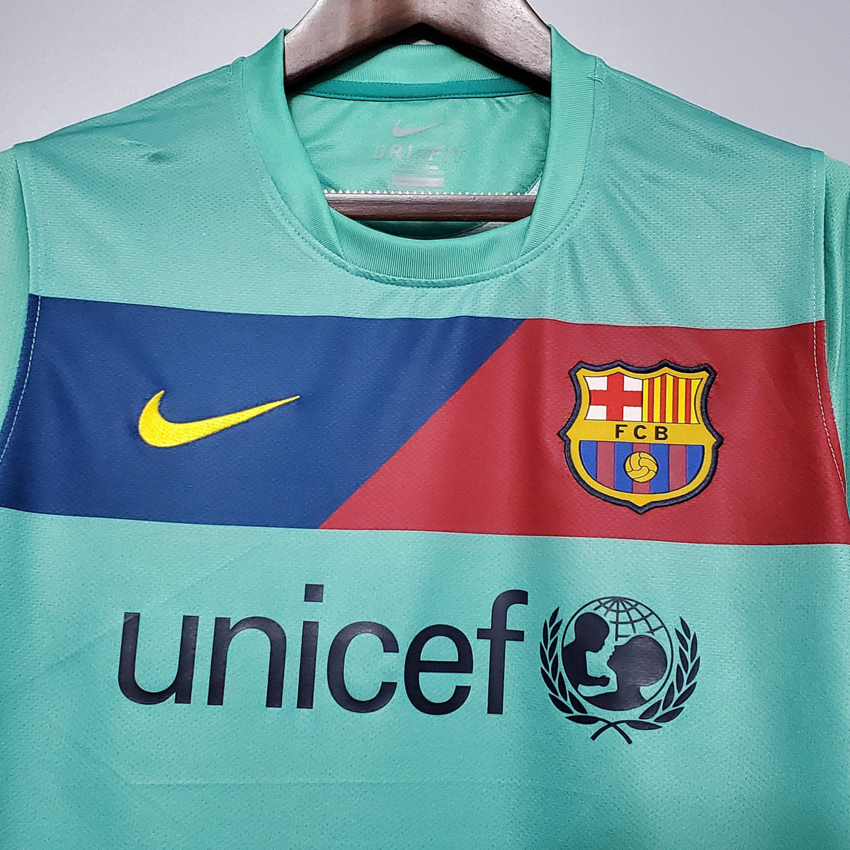 Camiseta retro de visitante del Barcelona 2010/2011