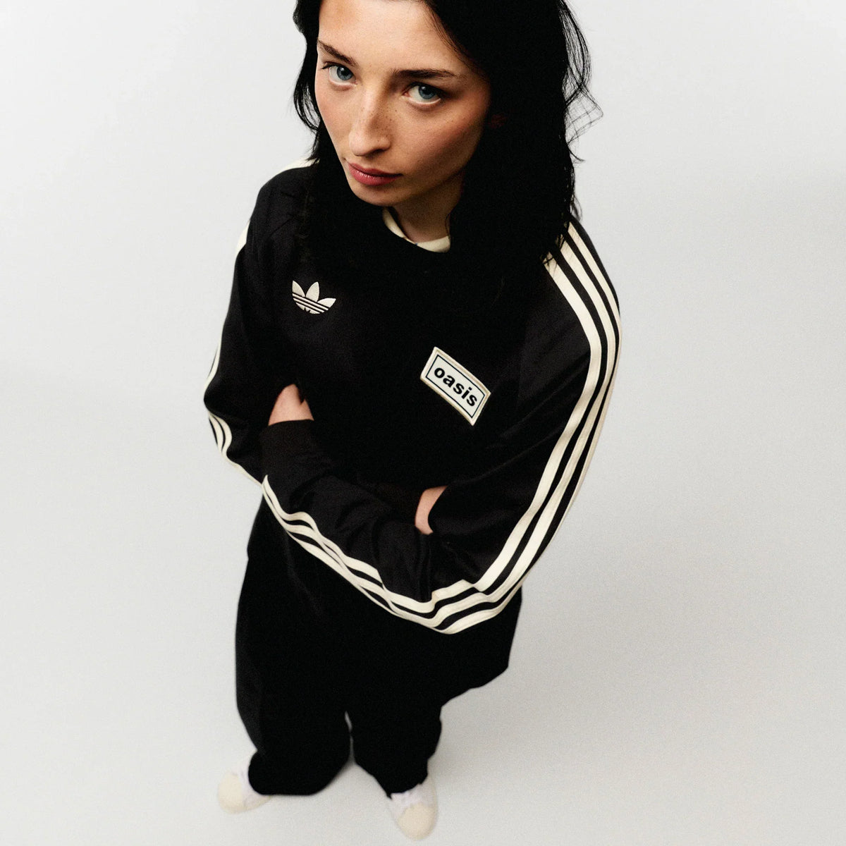 Oasis - Live '25 -  3 Stripes Long Sleeve T-Shirt Black