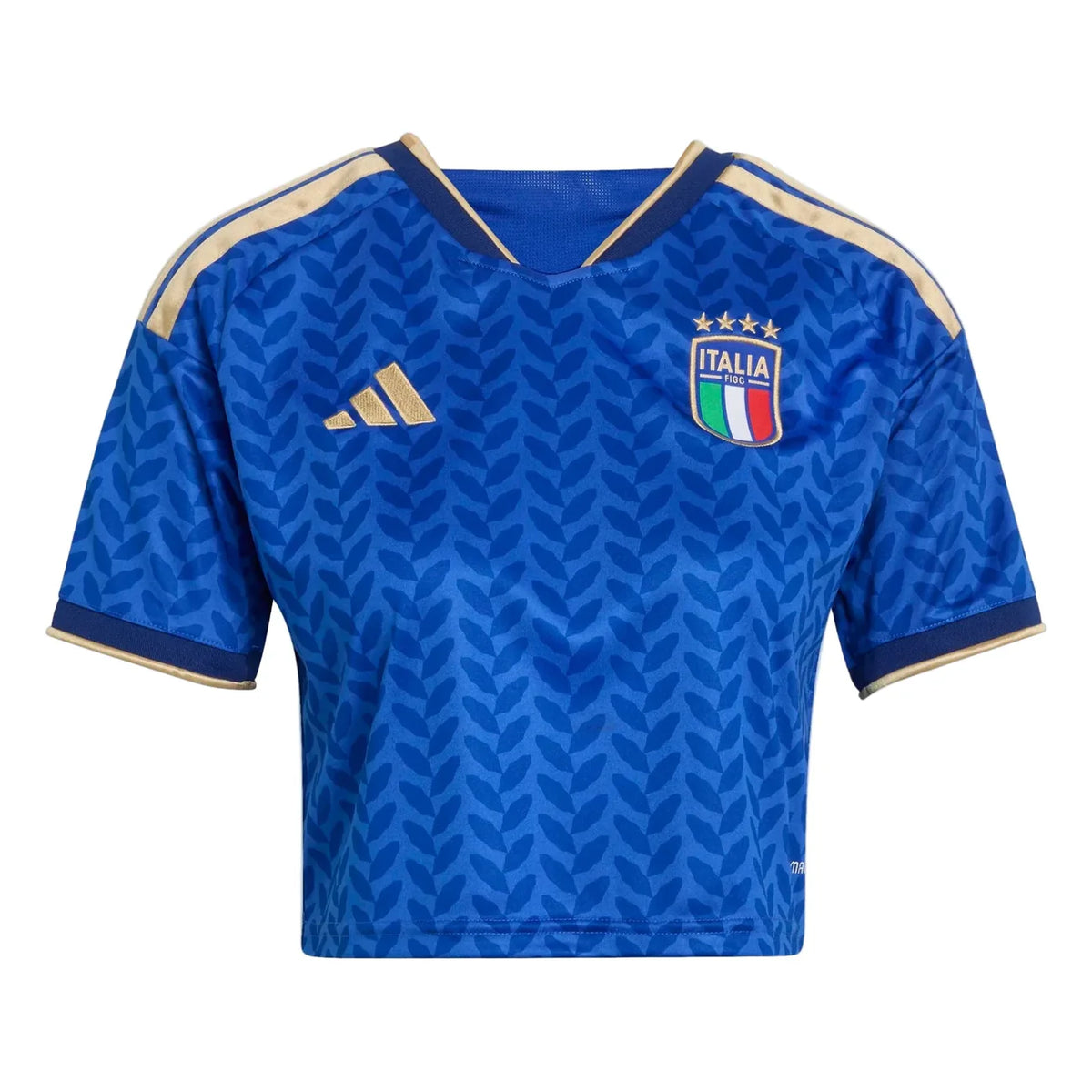 2026 Italy Women's Stadium Home Cropped Soccer Jersey - World Cup 2026