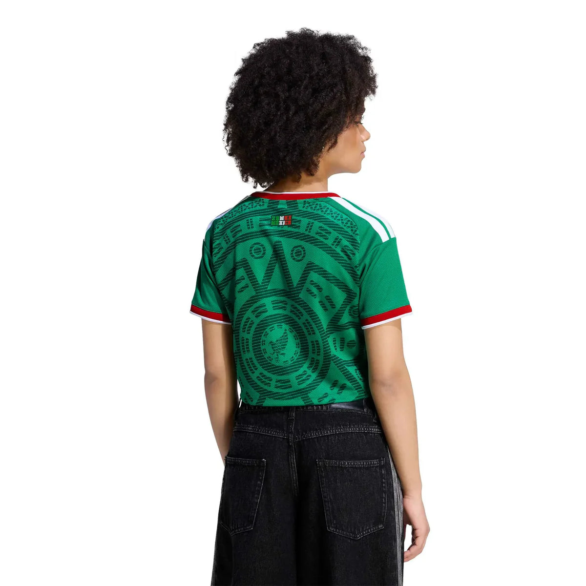 Camiseta de fútbol de local corta de estadio de México 2026 para mujer - Copa Mundial 2026