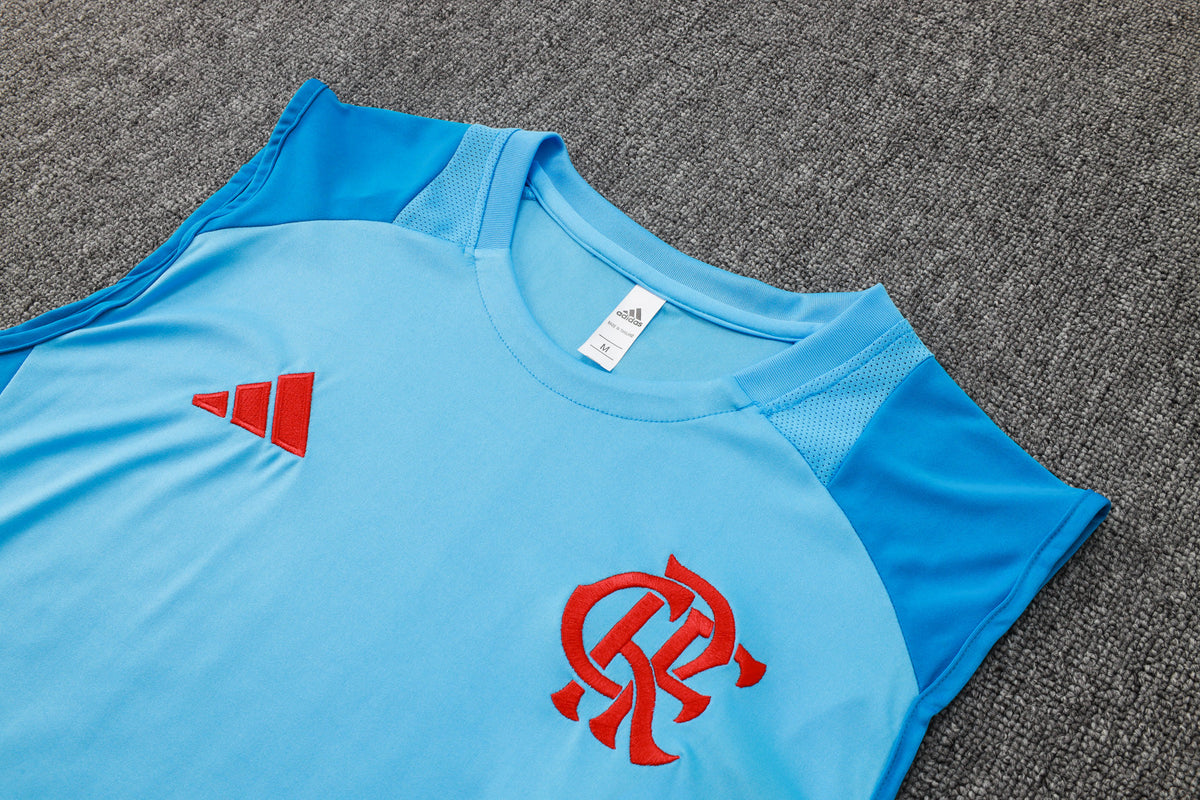 Camiseta de entrenamiento Flamengo + pantalón corto - Sin mangas I 