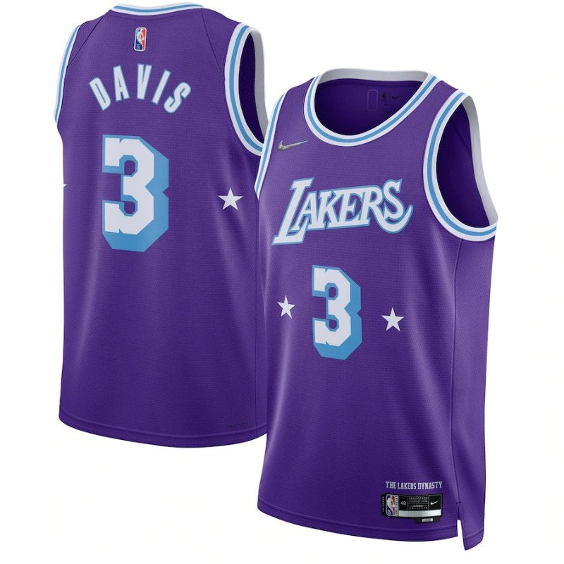 Camiseta NBA Anthony Davis Los Angeles Lakers 2022 - Morada