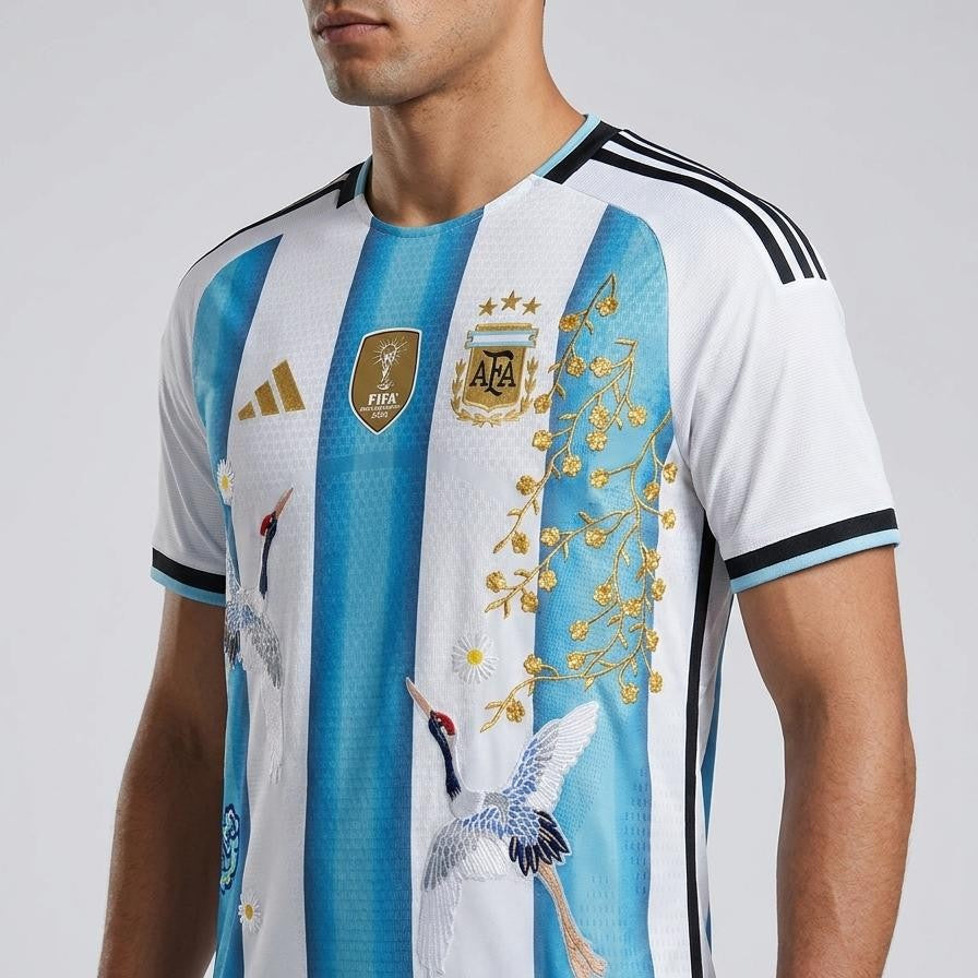 Argentina 26/27 Home Embroidered Player Jersey
