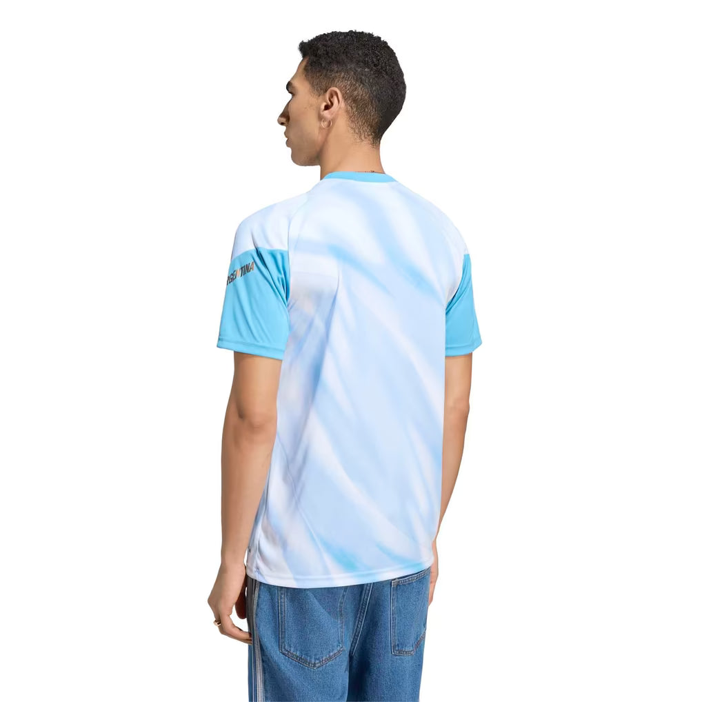 White Argentina Messi 2026 Pre Match Jersey