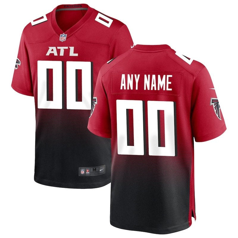 Atlanta Falcons - Camiseta de partido NFL alternativa personalizada - Roja