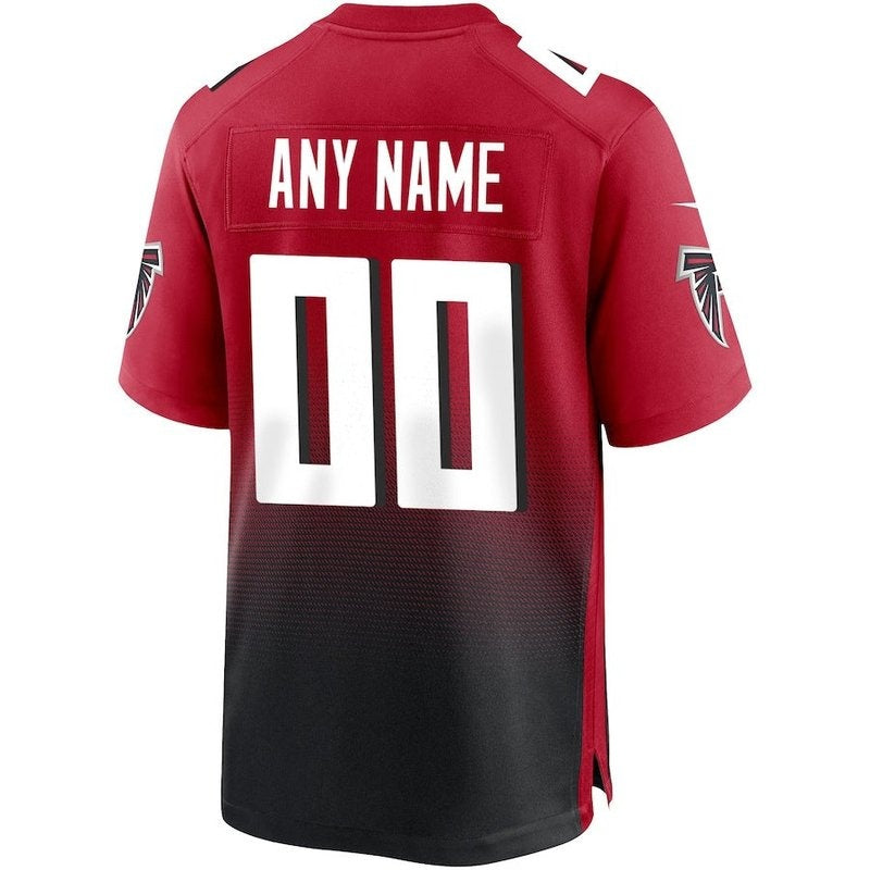 Atlanta Falcons - Camiseta de partido NFL alternativa personalizada - Roja