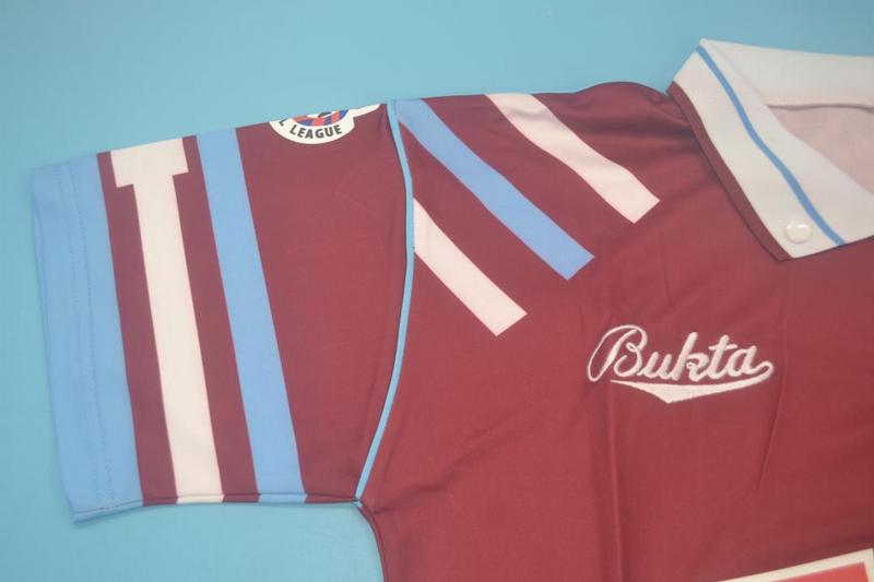 Camiseta retro de local del West Ham United 1991/1992