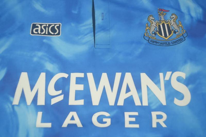 Camiseta retro de visitante del Newcastle 1993/1995