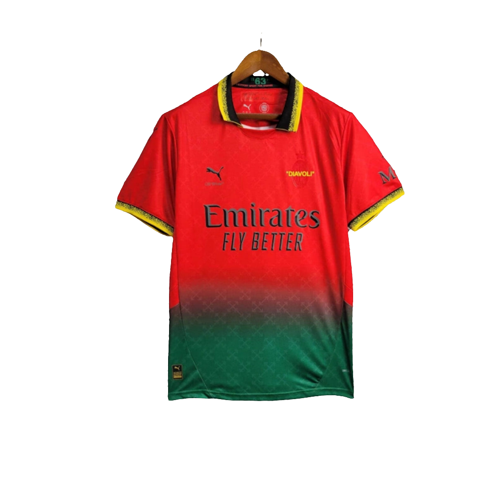 Camiseta Edición Conmemorativa AC Milan 25/26 - Roja - Versión Aficionado