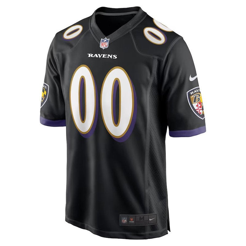 Baltimore Ravens - Camiseta de Juego Alternativa Personalizada de la NFL - Negra