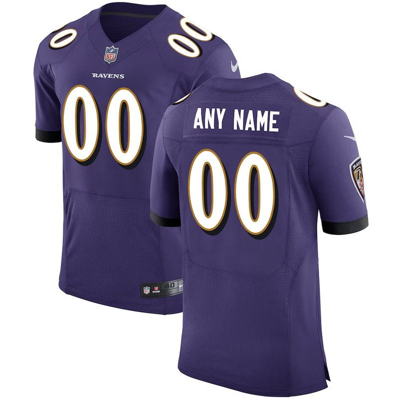 Baltimore Ravens - Camiseta NFL Personalizada "Máquina de Velocidad" - Morado