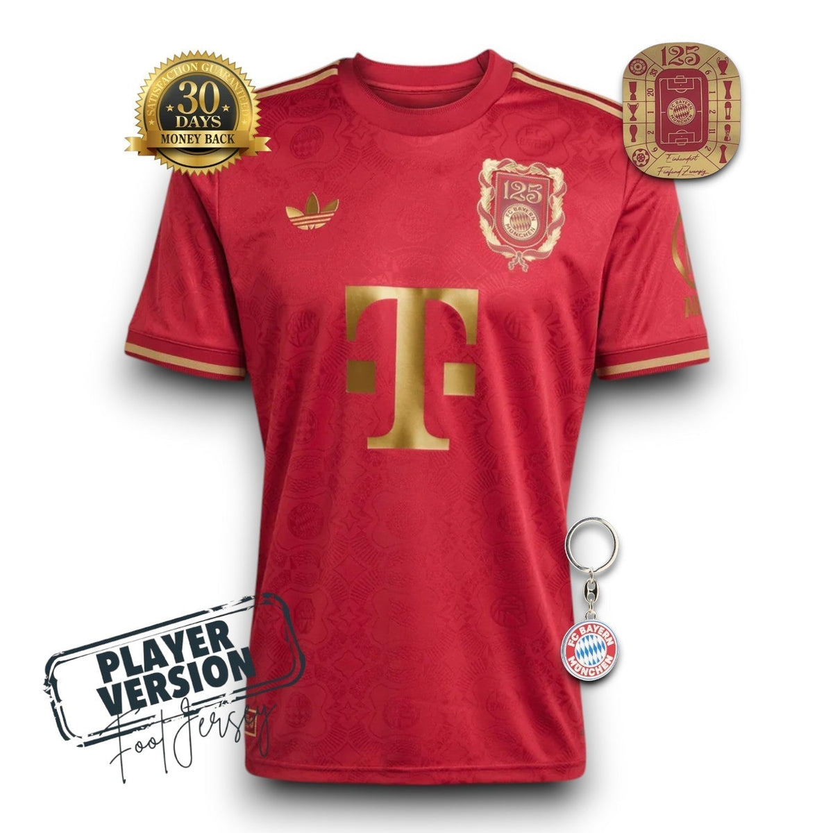 Camiseta del jugador del Bayern Múnich 125.º aniversario